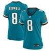 Mark Brunell Jacksonville Jaguars Nike Women's Prowler Throwback Retired Player Game Jersey - Teal - Front View