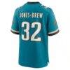 Maurice Jones-Drew Jacksonville Jaguars Nike Retired Player Alternate Game Jersey - Teal - Detail View