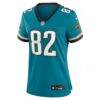 Jimmy Smith Jacksonville Jaguars Nike Women's Prowler Throwback Retired Player Game Jersey - Teal - Side View