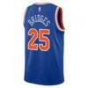 Mikal Bridges New York Knicks Nike Youth Swingman Jersey - Blue - Detail View