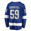 Jake Guentzel Tampa Bay Lightning Fashion7 Home Premier Breakaway Player Jersey - Blue - Detail View
