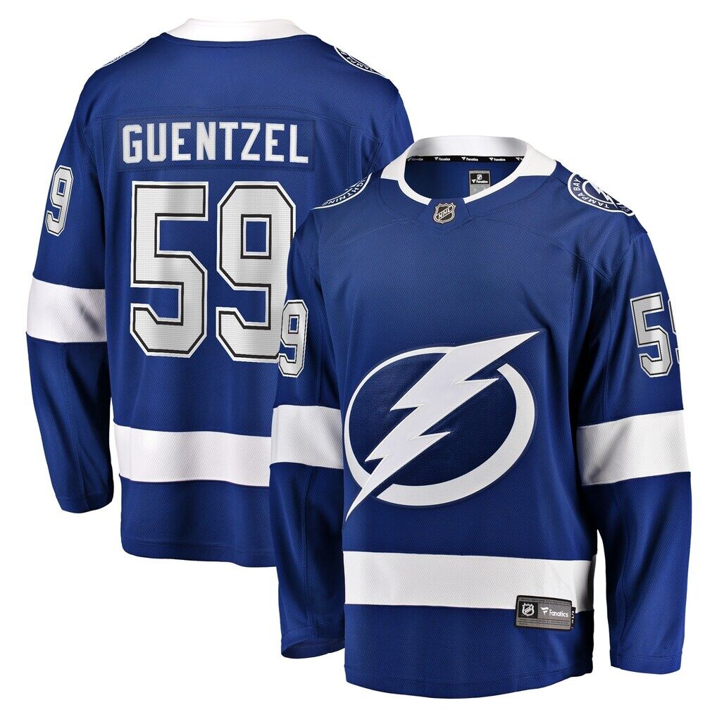 Jake Guentzel Tampa Bay Lightning Fashion7 Home Premier Breakaway Player Jersey