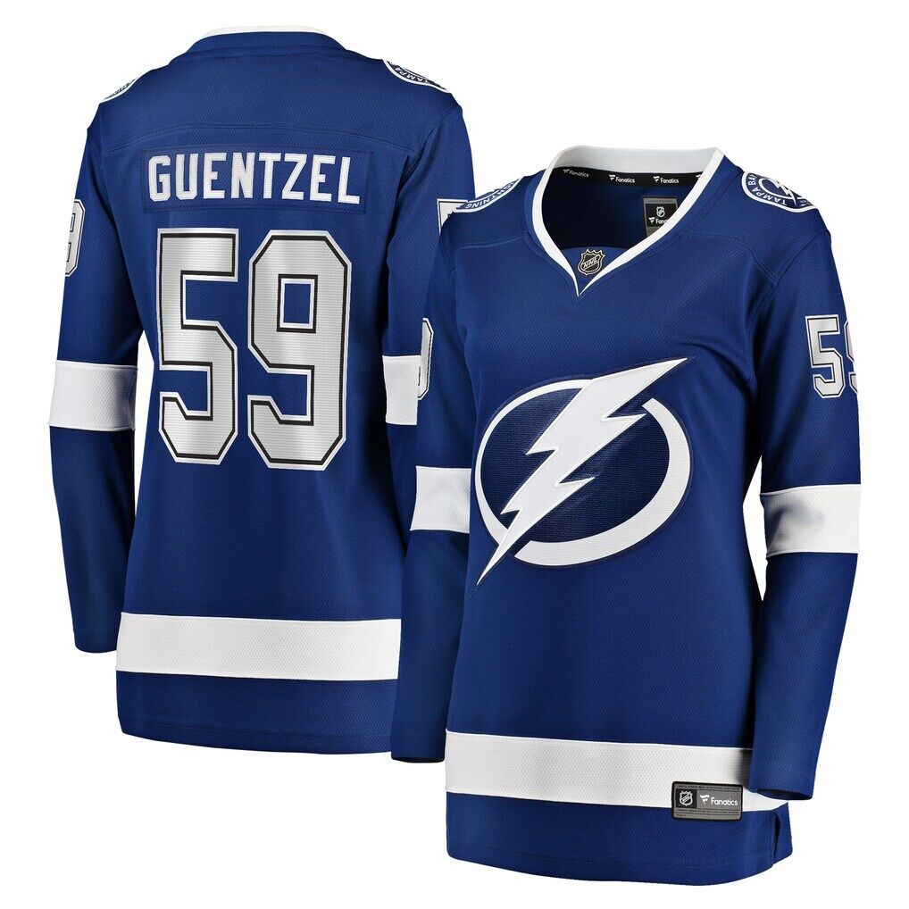 Jake Guentzel Tampa Bay Lightning Fashion7 Women's Home Premier Breakaway Player Jersey Breakaway Jersey