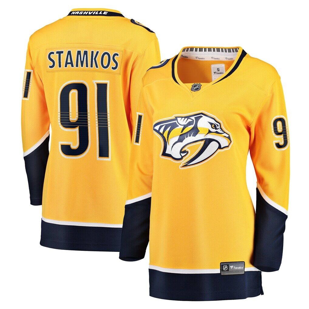 Steven Stamkos Nashville Predators Fashion7 Women's Home Premier Breakaway Player Jersey Breakaway Jersey