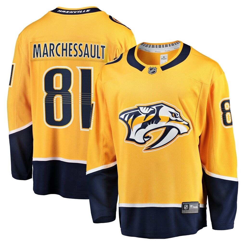 Jonathan Marchessault Nashville Predators Fashion7 Home Premier Breakaway Player Jersey