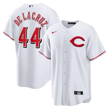 Elly De La Cruz Cincinnati Reds Nike Alternate 2 Replica Jersey - White - Front View