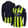 Manchester City Puma 2024/25 Away Replica Long Sleeve Jersey - Navy - Front View