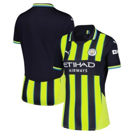 Manchester City Puma Women's 2024/25 Away Replica Jersey - Navy - Front View
