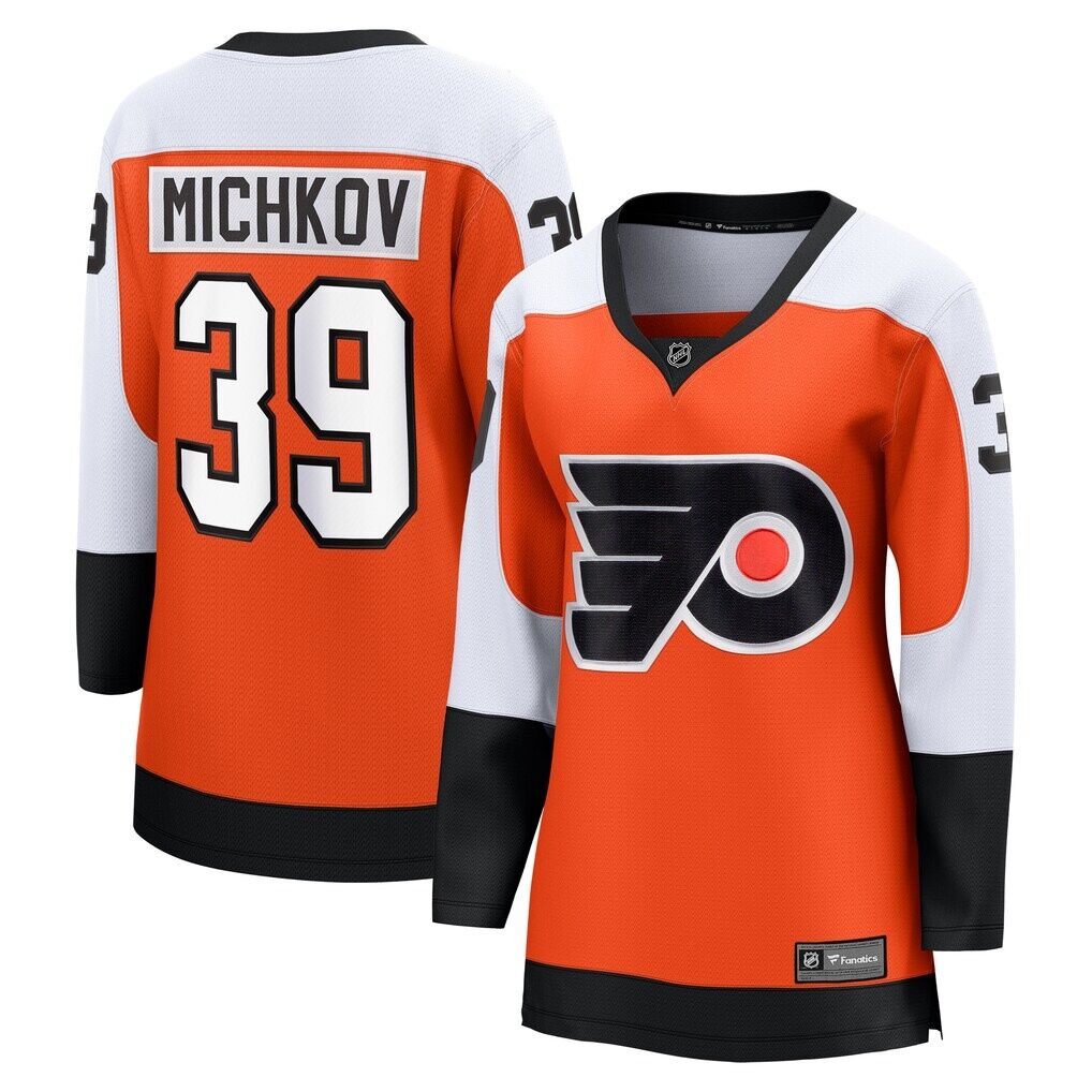 Matvei Michkov Philadelphia Flyers Fashion7 Women's Home Breakaway Jersey