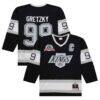 Wayne Gretzky Los Angeles Kings 1992-93 Power Play Jersey - Black - Front View