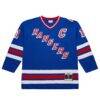 Mark Messier New York Rangers 1993-94 Power Play Jersey - Royal - Side View