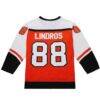 Eric Lindros Philadelphia Flyers 1996-97 Power Play Jersey - Orange - Detail View