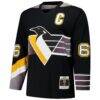 Mario Lemieux Pittsburgh Penguins 1996-97 Power Play Jersey - Black - Side View