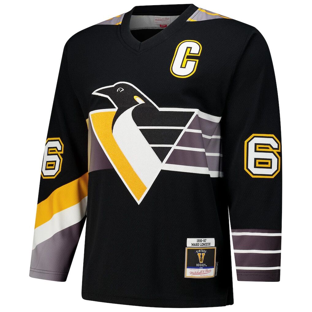 Mario Lemieux Pittsburgh Penguins 1996-97 Power Play Jersey