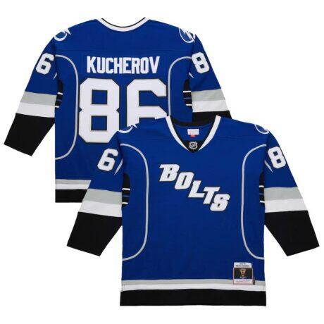 Nikita Kucherov Tampa Bay Lightning 2013-14 Power Play Jersey - Blue - Front View