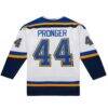 Chris Pronger St. Louis Blues 1999-00 Power Play Jersey - White - Detail View