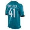 Josh Hines-Allen Jacksonville Jaguars Nike Player Game Jersey - Teal - Detail View