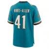 Josh Hines-Allen Jacksonville Jaguars Nike Prowler Throwback Player Game Jersey - Teal - Detail View