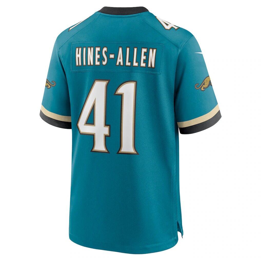 Josh Hines-Allen Jacksonville Jaguars Nike Prowler Throwback Player Game Jersey