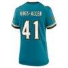 Josh Hines-Allen Jacksonville Jaguars Nike Women's Prowler Throwback Game Jersey - Teal - Detail View