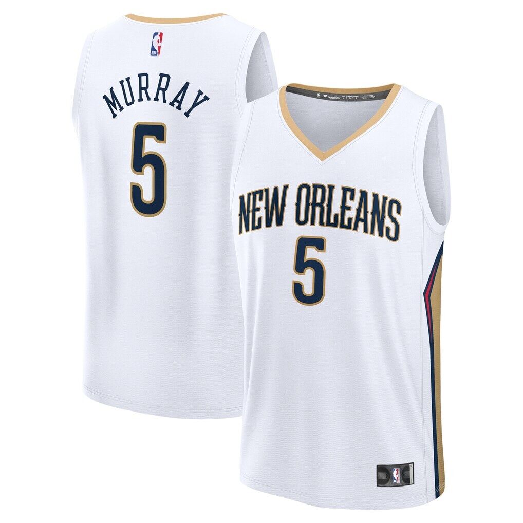 Dejounte Murray New Orleans Pelicans Fashion7 Youth Fast Break Replica Player Jersey - Association - White Edition