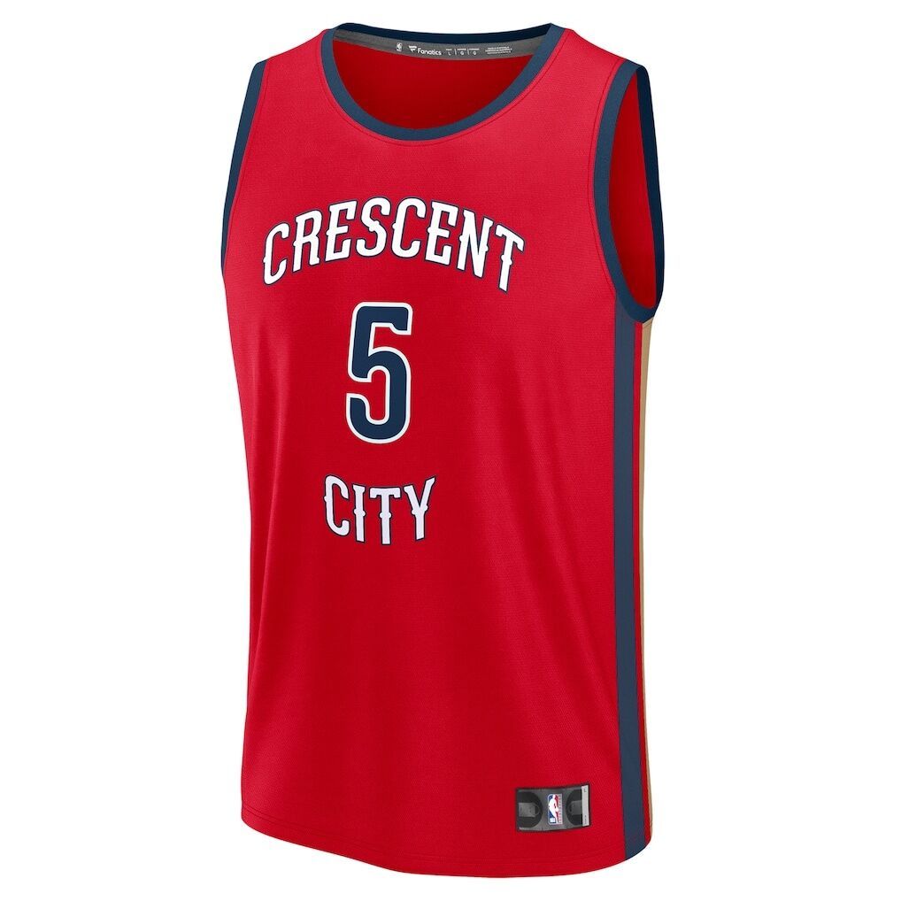 Dejounte Murray New Orleans Pelicans Fashion7 Youth Fast Break Replica Player Jersey - Statement Edition