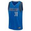 Klay Thompson Dallas Mavericks Fashion7 Fast Break Replica Player Jersey - Blue - Side View
