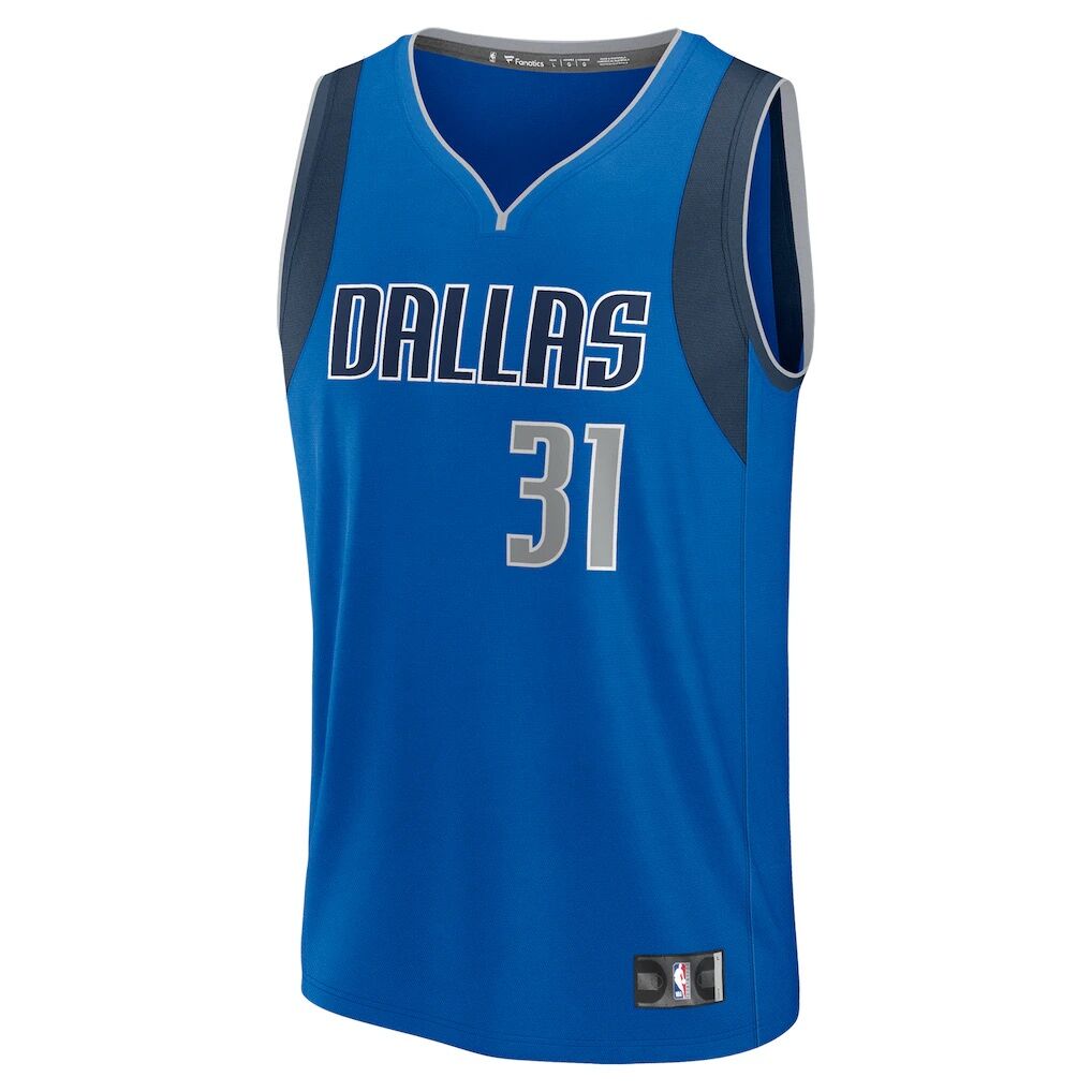 Klay Thompson Dallas Mavericks Fashion7 Fast Break Replica Player Jersey - Icon Edition