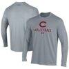 Colgate Raiders Under Armour Volleyball Performance Long Sleeve T-Shirt - Gray - Front View