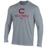 Colgate Raiders Under Armour Volleyball Performance Long Sleeve T-Shirt - Gray - Side View