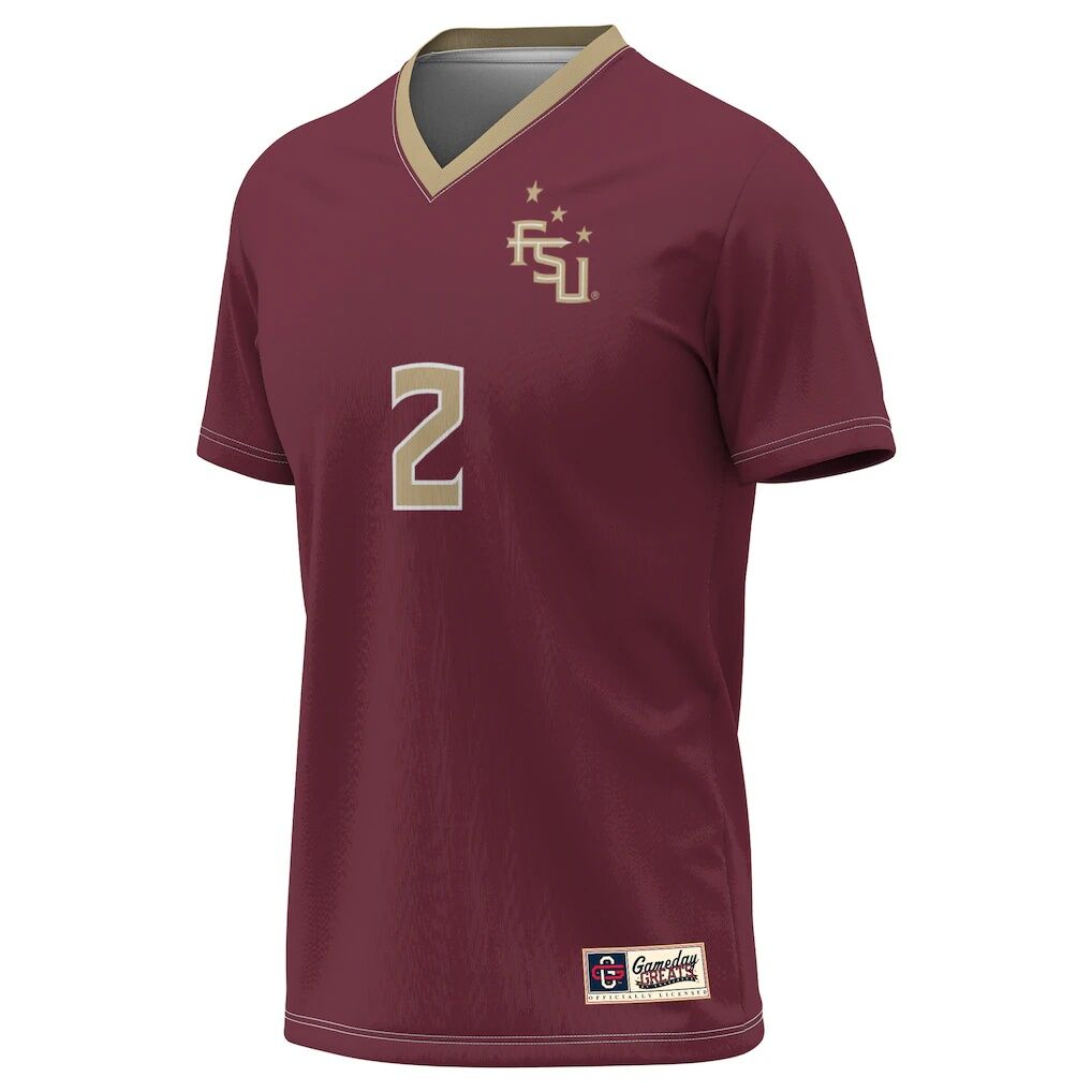 Jenna Nighswonger Florida State Seminoles GameDay Greats Unisex Women's Soccer Fashion Jersey - Garnet