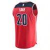 Alexandre Sarr Washington Wizards Fashion7 Fast Break Replica Player Jersey - Red - Detail View