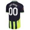 Manchester City Puma 2024/25 Away Authentic Custom Jersey - Navy - Detail View