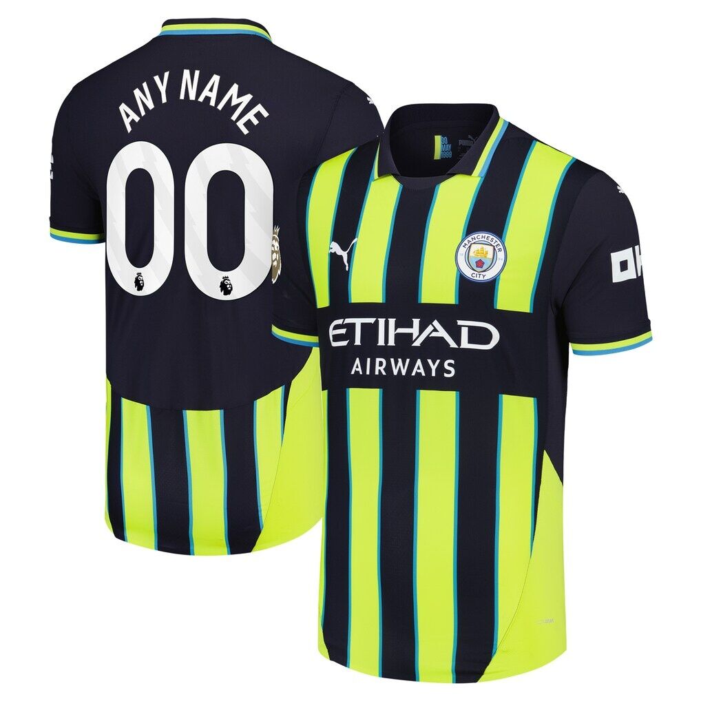 Manchester City Puma 2024/25 Away Authentic Custom Jersey