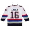 Trevor Linden Vancouver Canucks 2003-04 Power Play Jersey - White - Detail View