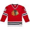 Denis Savard Chicago Blackhawks 1980-81 Power Play Jersey - - Side View