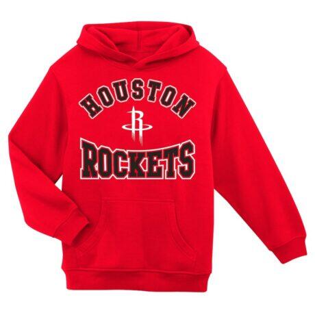 Houston Rockets Preschool Home Town Pullover Fleece Hoodie - Red - Front View