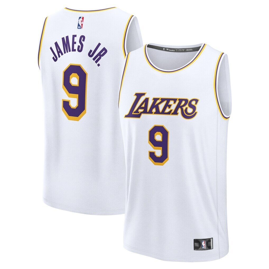 Bronny James Los Angeles Lakers Fashion7 Fast Break Replica Player Jersey - Association Edition