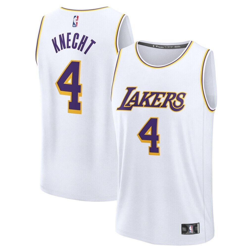 Dalton Knecht Los Angeles Lakers Fashion7 Fast Break Replica Player Jersey - Association Edition