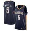 Dejounte Murray New Orleans Pelicans Nike Unisex 2024 Offseason Addition Nike Swingman Jersey - Navy - Front View
