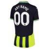 Manchester City Puma Women's 2024/25 Away Replica Custom Jersey - Navy - Detail View