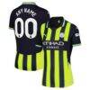 Manchester City Puma Women's 2024/25 Away Replica Custom Jersey - Navy - Front View