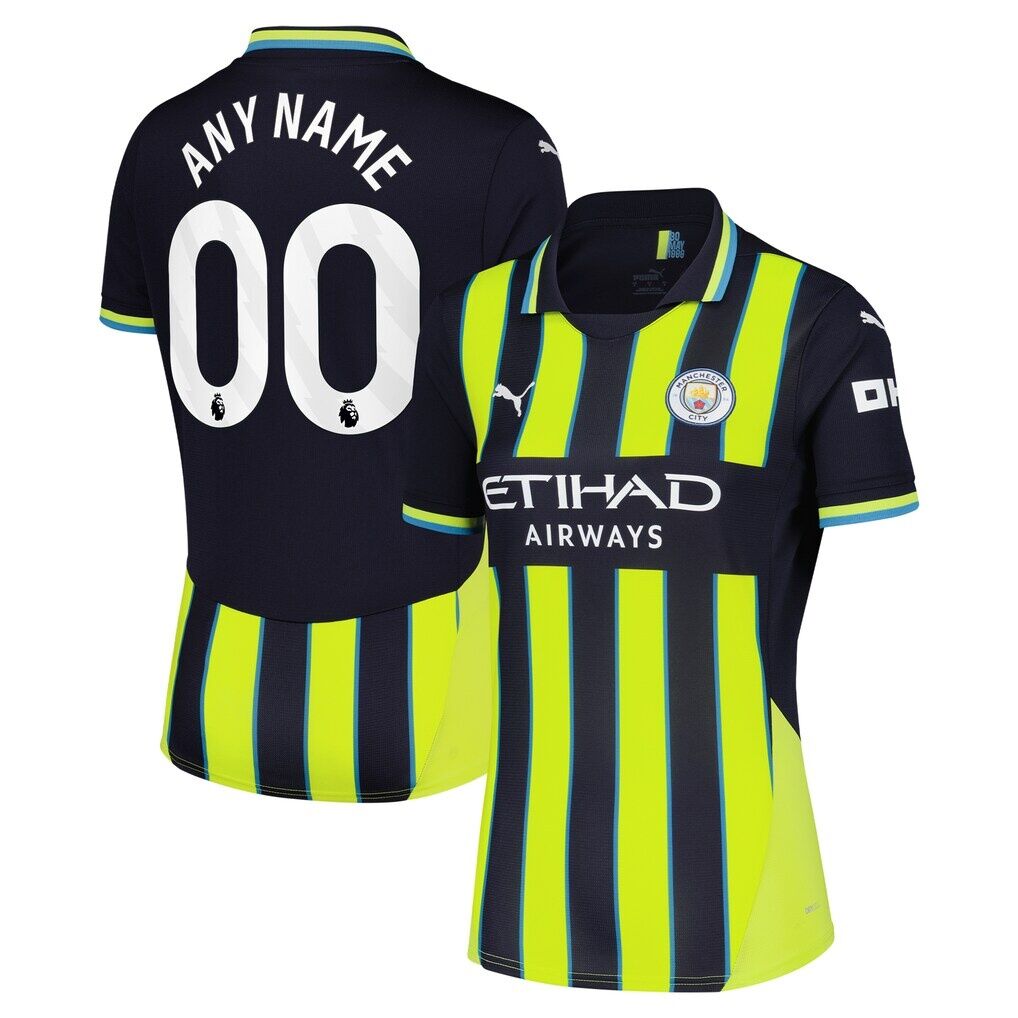 Manchester City Puma Women’s 2024/25 Away Replica Custom Jersey