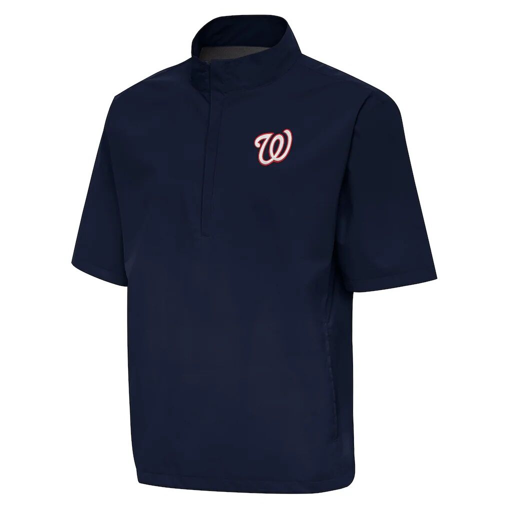 Washington Nationals Antigua Brisk Quarter-Zip Wind Shirt