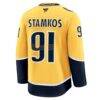 Steven Stamkos Nashville Predators Fashion7 Home Premium Jersey - Gold - Detail View