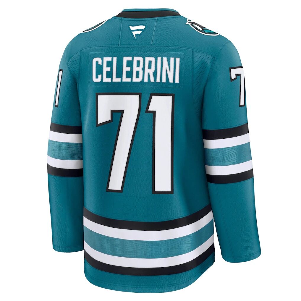 Macklin Celebrini San Jose Sharks Fashion7 Home Premium Jersey