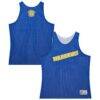 Golden State Warriors Mitchell & Ness Hardwood Classics Reversible Mesh Practice Jersey - - Front View