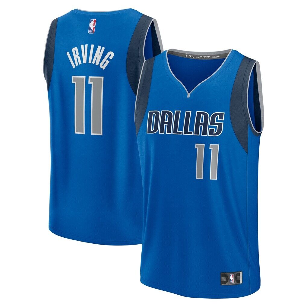 Kyrie Irving Dallas Mavericks Fashion7 Fast Break Replica Player Jersey - Icon Edition