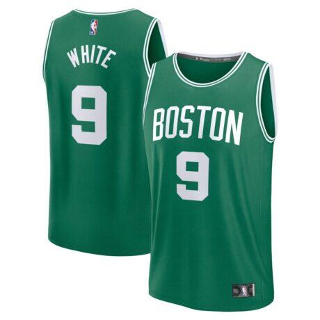 Derrick White Boston Celtics Fanatics Fast Break Replica Player Jersey - Icon Edition - - Front View