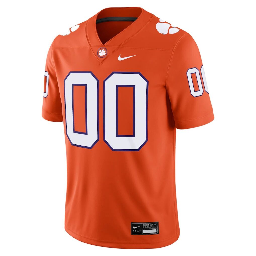 Clemson Tigers Nike Custom Football Game Jersey